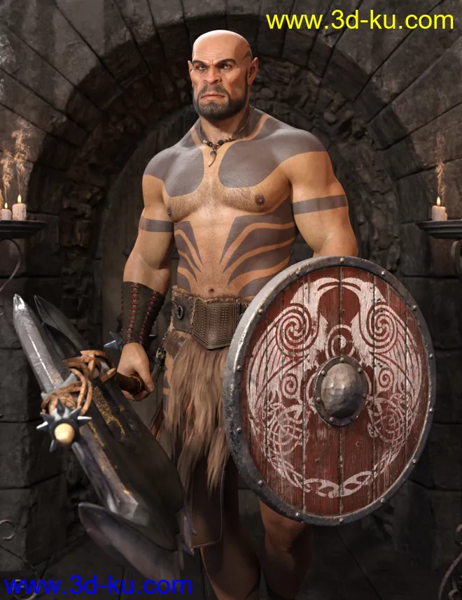 Orken HD for Genesis 8 Male模型的图片1