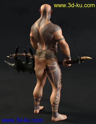 3D打印模型Orken HD for Genesis 8 Male的图片