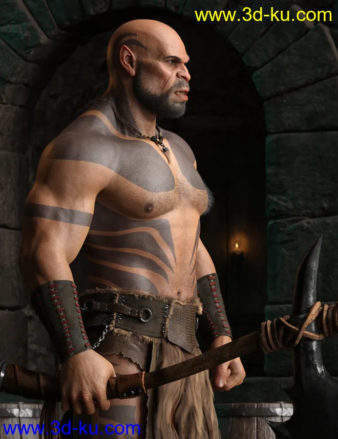 Orken HD for Genesis 8 Male模型的图片7