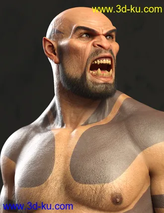 3D打印模型Orken HD for Genesis 8 Male的图片