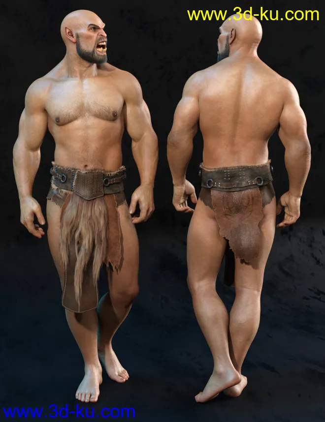 Orken HD for Genesis 8 Male模型的图片9