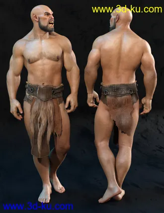 3D打印模型Orken HD for Genesis 8 Male的图片