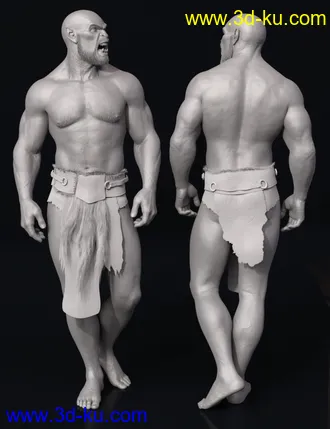 3D打印模型Orken HD for Genesis 8 Male的图片