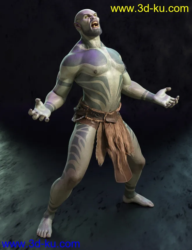 Orken HD for Genesis 8 Male模型的图片14