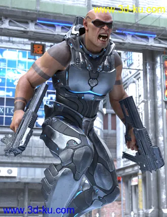 3D打印模型Orken HD for Genesis 8 Male的图片