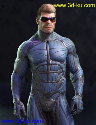 3D打印模型Orken HD for Genesis 8 Male的图片