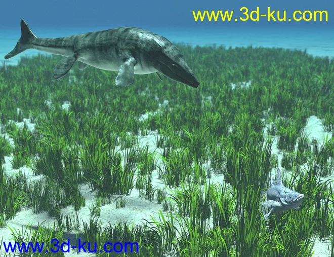Oso Mosasaur for Daz Dragon 3模型的图片7