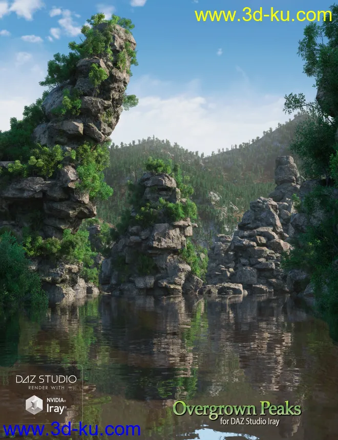Overgrown Peaks模型的图片1