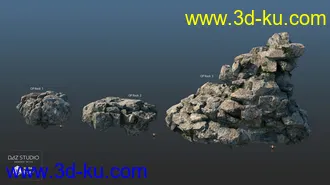 3D打印模型Overgrown Peaks的图片