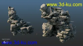 3D打印模型Overgrown Peaks的图片