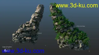 3D打印模型Overgrown Peaks的图片