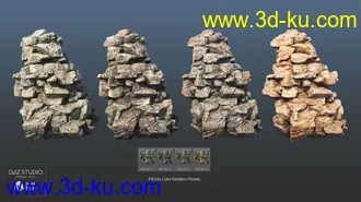 3D打印模型Overgrown Peaks Materials的图片