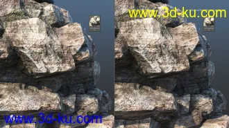 3D打印模型Overgrown Peaks Materials的图片
