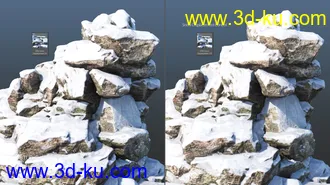 3D打印模型Overgrown Peaks Materials的图片