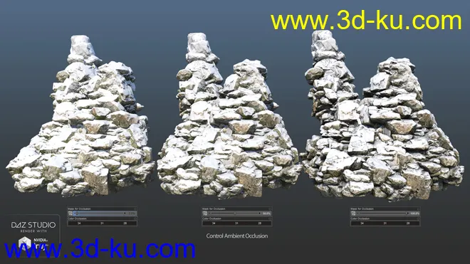 Overgrown Peaks Materials模型的图片11