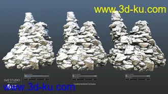 3D打印模型Overgrown Peaks Materials的图片