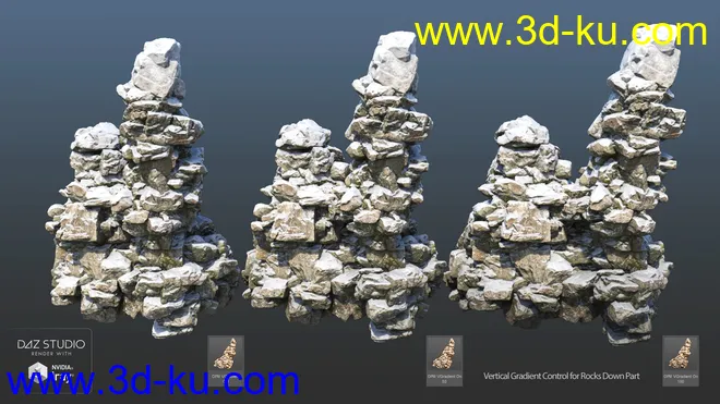 Overgrown Peaks Materials模型的图片12