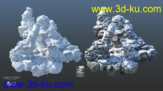 3D打印模型Overgrown Peaks Materials的图片