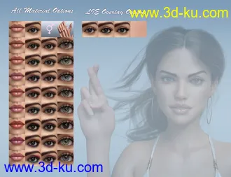 3D打印模型P3D Katherina HD for Genesis 8 Female的图片