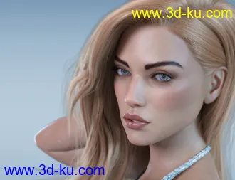 3D打印模型P3D Katherina HD for Genesis 8 Female的图片