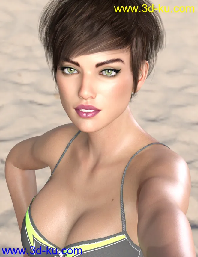 P3D Katherina HD for Genesis 8 Female模型的图片9