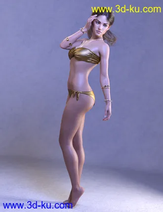 3D打印模型P3D Katherina HD for Genesis 8 Female的图片