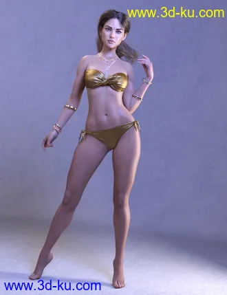 3D打印模型P3D Katherina HD for Genesis 8 Female的图片