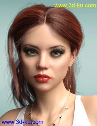 3D打印模型P3D Paige HD for Genesis 8 Female的图片