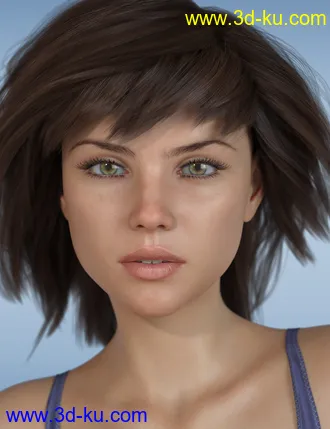 3D打印模型P3D Paige HD for Genesis 8 Female的图片