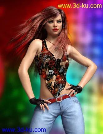 3D打印模型P3D Paige HD for Genesis 8 Female的图片