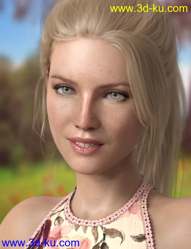 P3D Sigrid HD for Genesis 8 Female模型的图片1