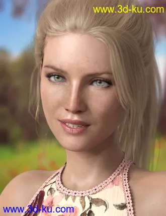 3D打印模型P3D Sigrid HD for Genesis 8 Female的图片