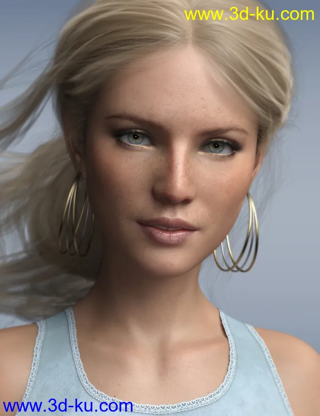 P3D Sigrid HD for Genesis 8 Female模型的图片4