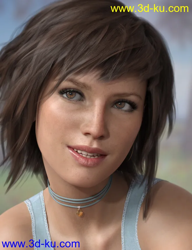 P3D Sigrid HD for Genesis 8 Female模型的图片5