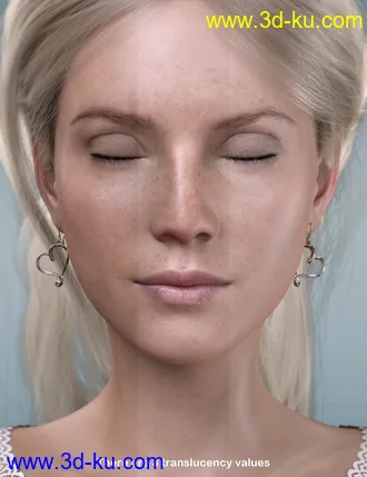 3D打印模型P3D Sigrid HD for Genesis 8 Female的图片