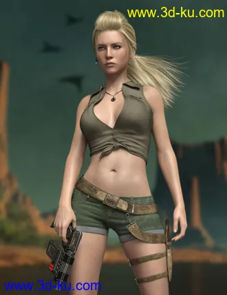 3D打印模型P3D Sigrid HD for Genesis 8 Female的图片