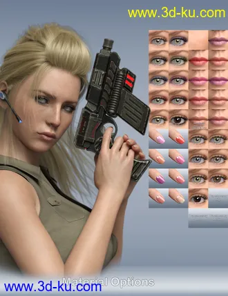 3D打印模型P3D Sigrid HD for Genesis 8 Female的图片