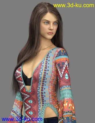 3D打印模型Pandora HD for Genesis 8.1 Female的图片