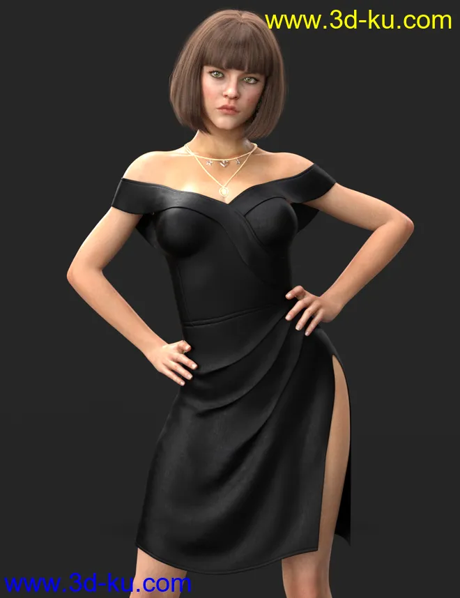 Pandora HD for Genesis 8.1 Female模型的图片3