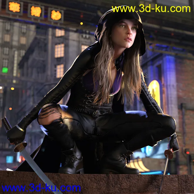 Pandora HD for Genesis 8.1 Female模型的图片6