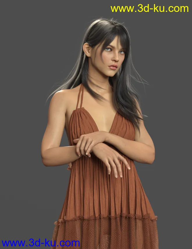 Pandora HD for Genesis 8.1 Female模型的图片7