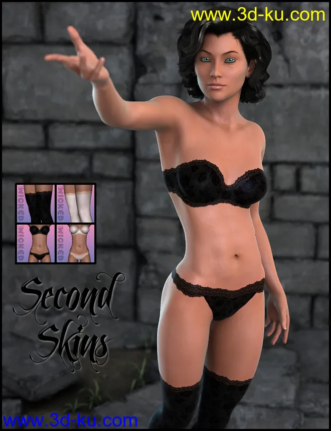 Pandora X for Genesis 2 Female模型的图片6