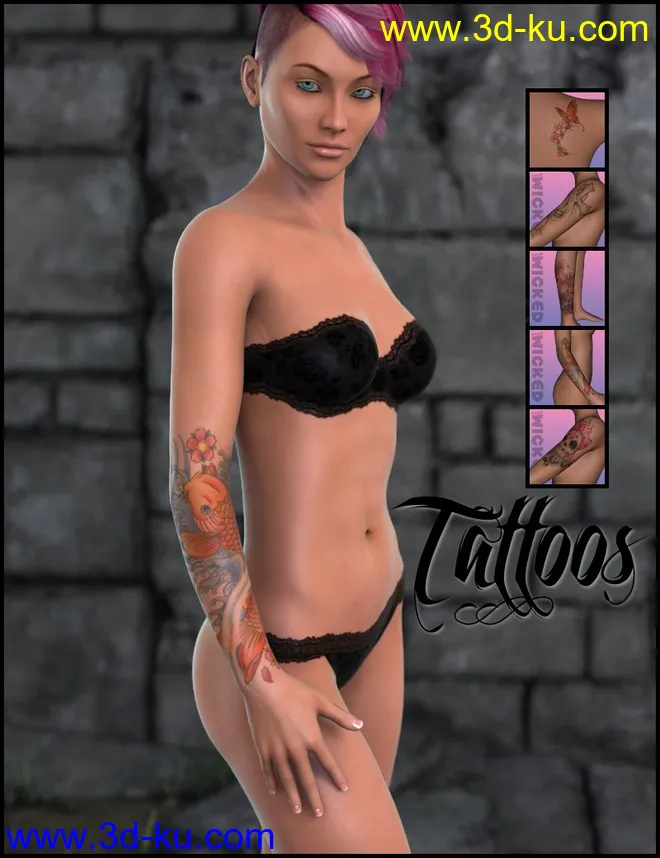 Pandora X for Genesis 2 Female模型的图片7