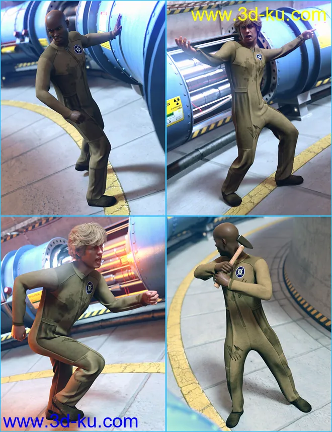Particle Accelerator Crisis Poses for Genesis 8 Male模型的图片5