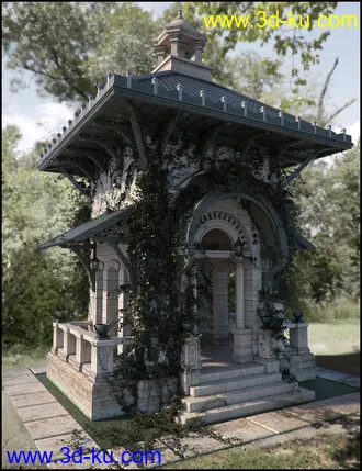 3D打印模型Pavilion of Montchanin Fallen Iray Addon的图片