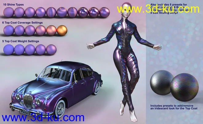 Pd Two-Tone Iray Shader Presets模型的图片5