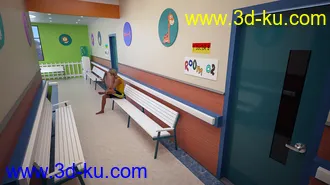 3D打印模型Pediatric Clinic Waiting Area的图片