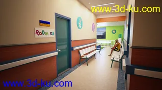 3D打印模型Pediatric Clinic Waiting Area的图片