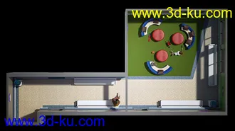 3D打印模型Pediatric Clinic Waiting Area的图片