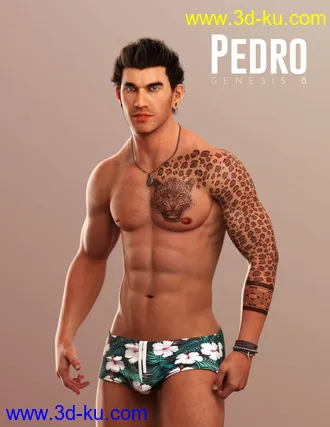 3D打印模型Pedro for Genesis 8 Male的图片